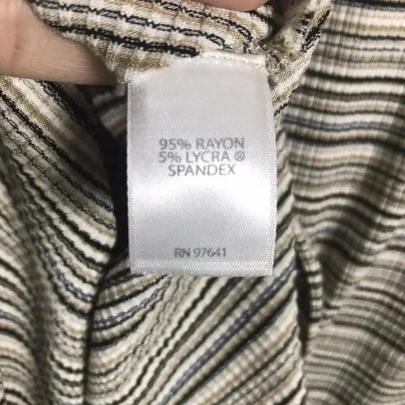 J Jill Wearever Size 1X Sleeveless Shift Tank Dress Side Slits Stretch Ribbed - Picture 12 of 14